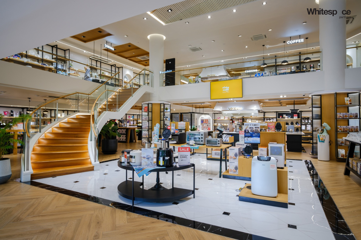 Timeless interior design for shopping malls - Whitespace Partners